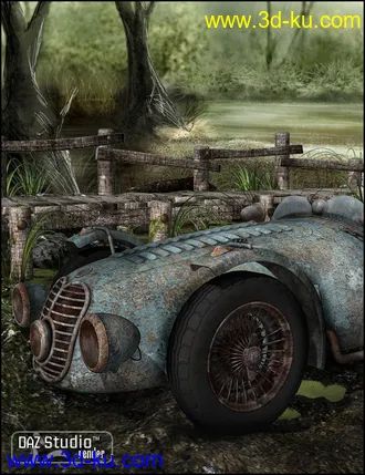 3D打印模型Dumped for Sports Car Meteor 1947的图片