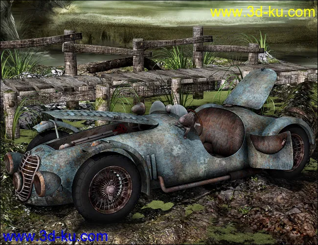 Dumped for Sports Car Meteor 1947模型的图片3