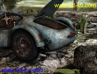 3D打印模型Dumped for Sports Car Meteor 1947的图片