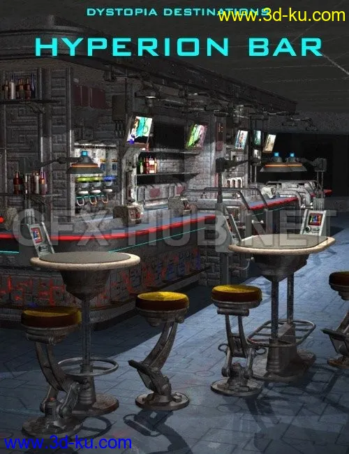 Dystopia Destinations - Hyperion Bar模型的图片1