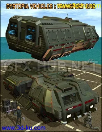 3D打印模型Dystopia Vehicles Transport One的图片
