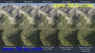 3D打印模型E3D Landscapes - Mojave Desert的图片