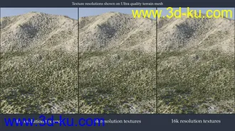 3D打印模型E3D Landscapes - Mojave Desert的图片