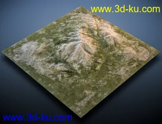 3D打印模型E3D Landscapes - Mojave Desert的图片