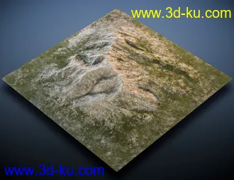 3D打印模型E3D Landscapes - Mojave Desert的图片