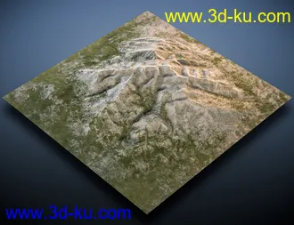 3D打印模型E3D Landscapes - Mojave Desert的图片
