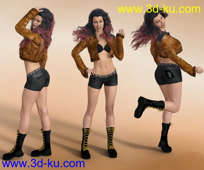 Easier Pose Creation for Genesis 3 & 8 Female(s) and Charlotte 8模型的图片5