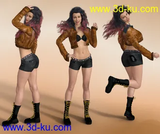 3D打印模型Easier Pose Creation for Genesis 3 & 8 Female(s) and Charlotte 8的图片