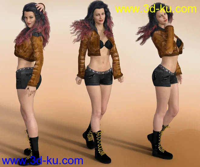 Easier Pose Creation for Genesis 3 & 8 Female(s) and Charlotte 8模型的图片6