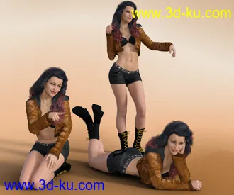 3D打印模型Easier Pose Creation for Genesis 3 & 8 Female(s) and Charlotte 8的图片