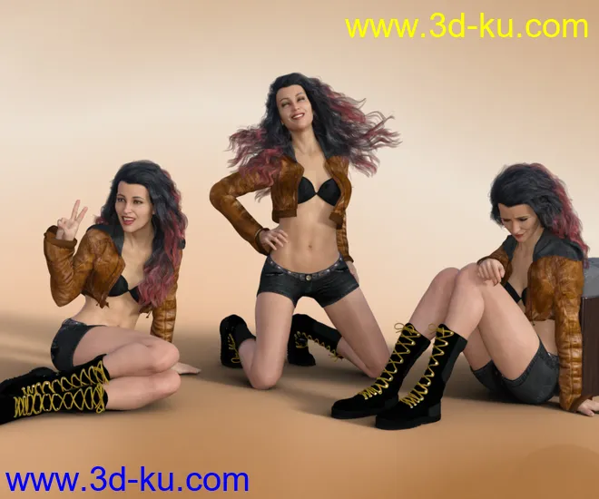 Easier Pose Creation for Genesis 3 & 8 Female(s) and Charlotte 8模型的图片8