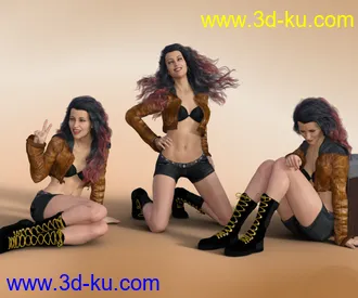 3D打印模型Easier Pose Creation for Genesis 3 & 8 Female(s) and Charlotte 8的图片
