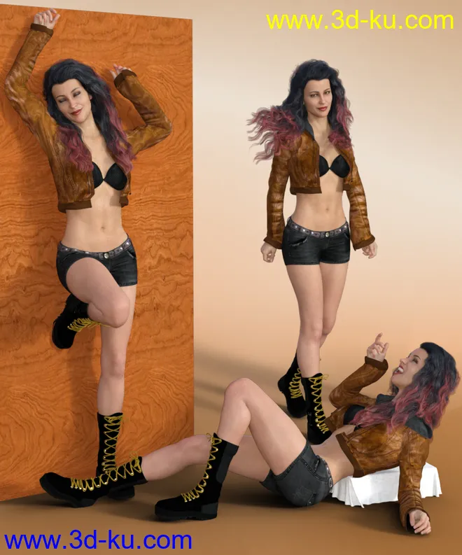 Easier Pose Creation for Genesis 3 & 8 Female(s) and Charlotte 8模型的图片11