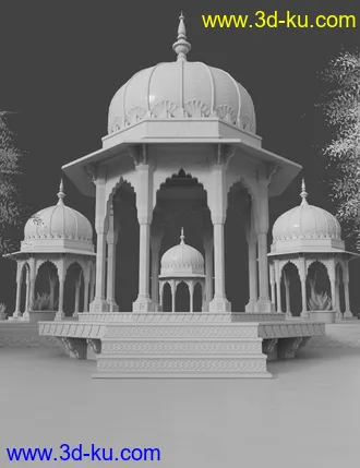 3D打印模型Eastern Sanctuary的图片