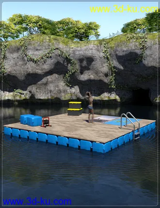 3D打印模型Easy Environments Raft & Lagoon的图片