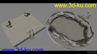 3D打印模型Easy Environments Raft & Lagoon的图片