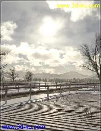 3D打印模型Easy Environments Winter Fields的图片