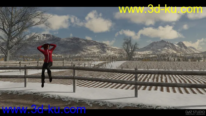 Easy Environments Winter Fields模型的图片2