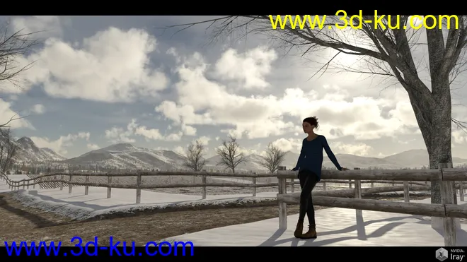 Easy Environments Winter Fields模型的图片3