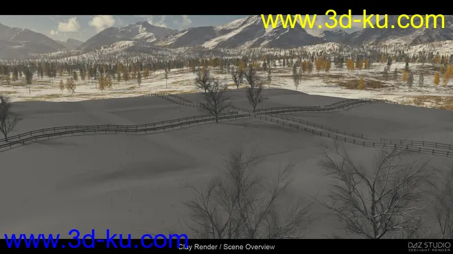 Easy Environments Winter Fields模型的图片10