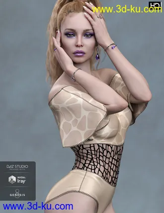 3D打印模型Eileen HD for Genesis 8 Female的图片