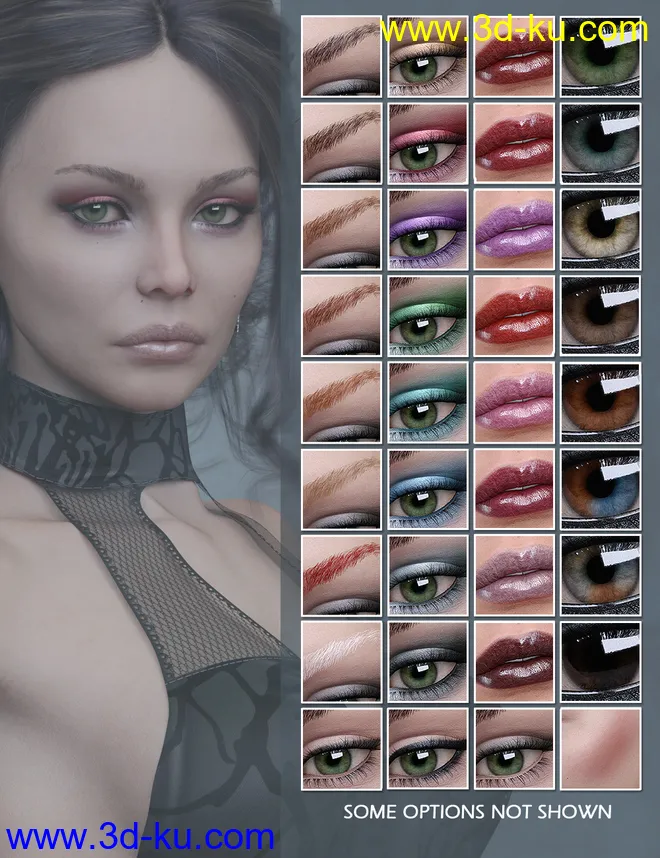 Eileen HD for Genesis 8 Female模型的图片10