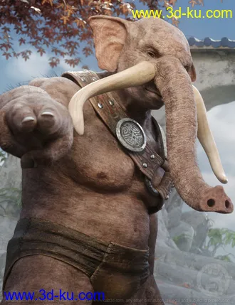 3D打印模型Elebeast for Genesis 8 Male的图片
