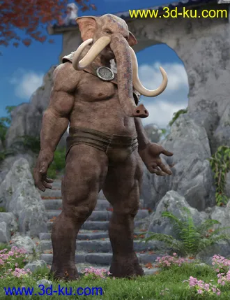 3D打印模型Elebeast for Genesis 8 Male的图片
