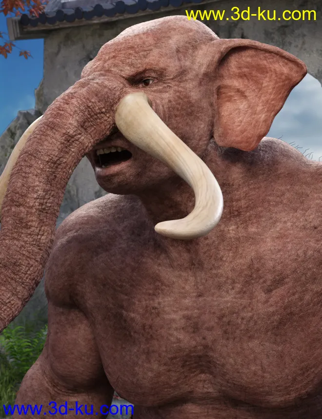 Elebeast for Genesis 8 Male模型的图片5