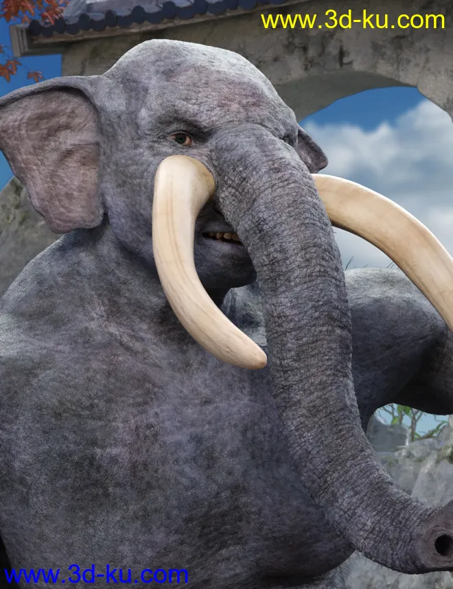 Elebeast for Genesis 8 Male模型的图片6