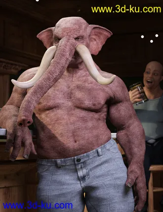 3D打印模型Elebeast for Genesis 8 Male的图片