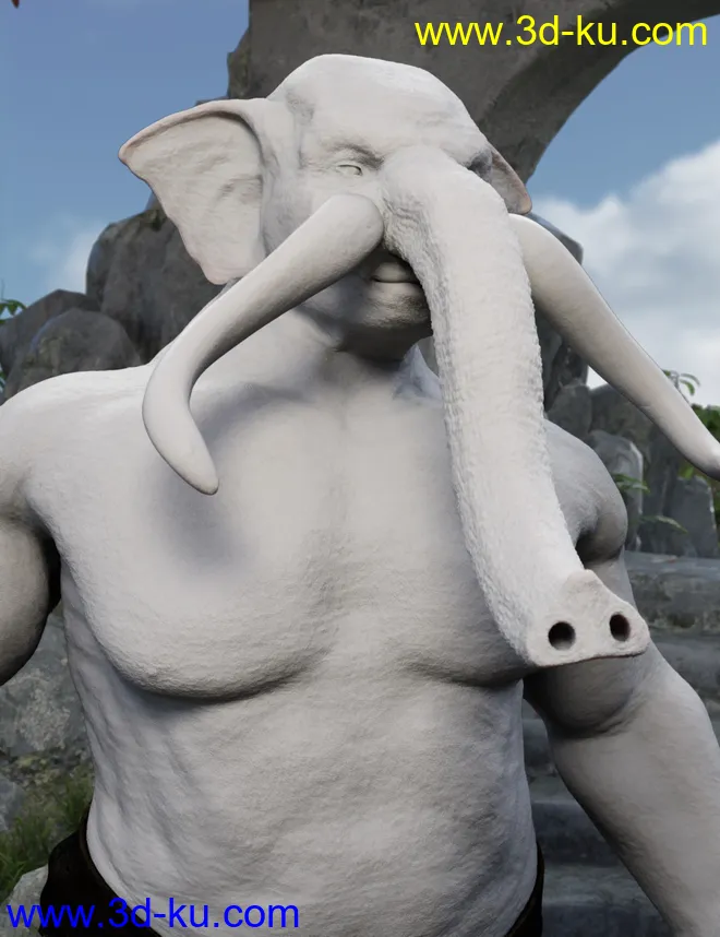 Elebeast for Genesis 8 Male模型的图片10
