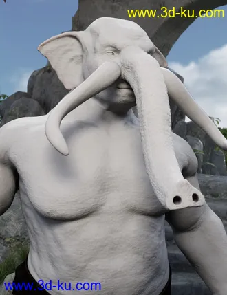 3D打印模型Elebeast for Genesis 8 Male的图片