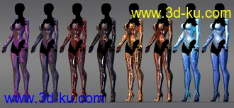 3D打印模型Electrified for CyberPunk Unlimited Outfit的图片