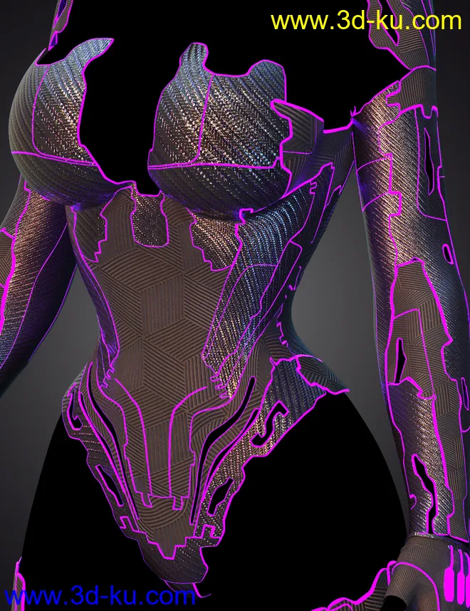 Electrified for CyberPunk Unlimited Outfit模型的图片5