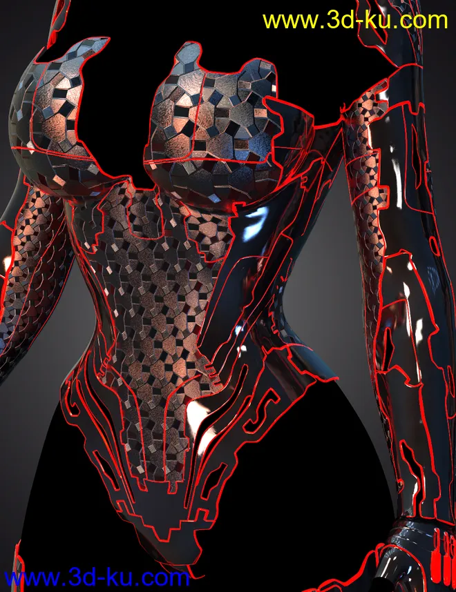 Electrified for CyberPunk Unlimited Outfit模型的图片6