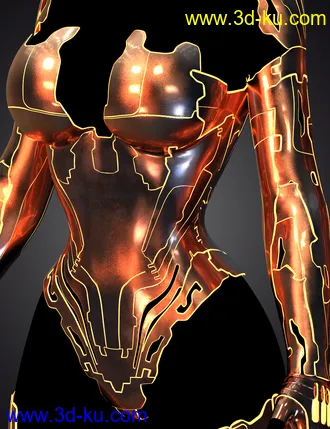 3D打印模型Electrified for CyberPunk Unlimited Outfit的图片