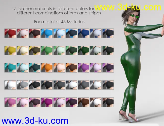 Elegant Skinny Jumpsuit for Genesis 8 Female(s)模型的图片7