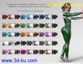 3D打印模型Elegant Skinny Jumpsuit for Genesis 8 Female(s)的图片