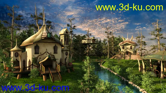 Elf Village and World Builder模型的图片2