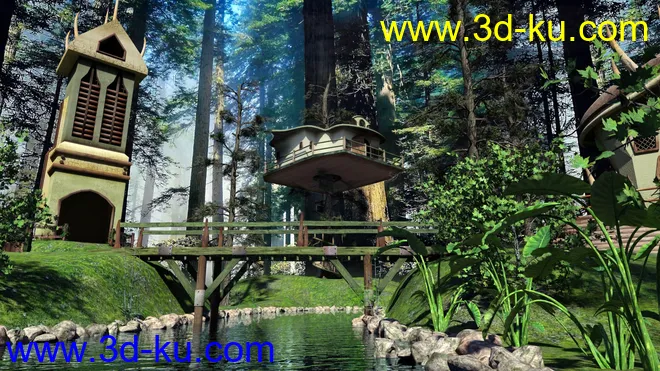 Elf Village and World Builder模型的图片3
