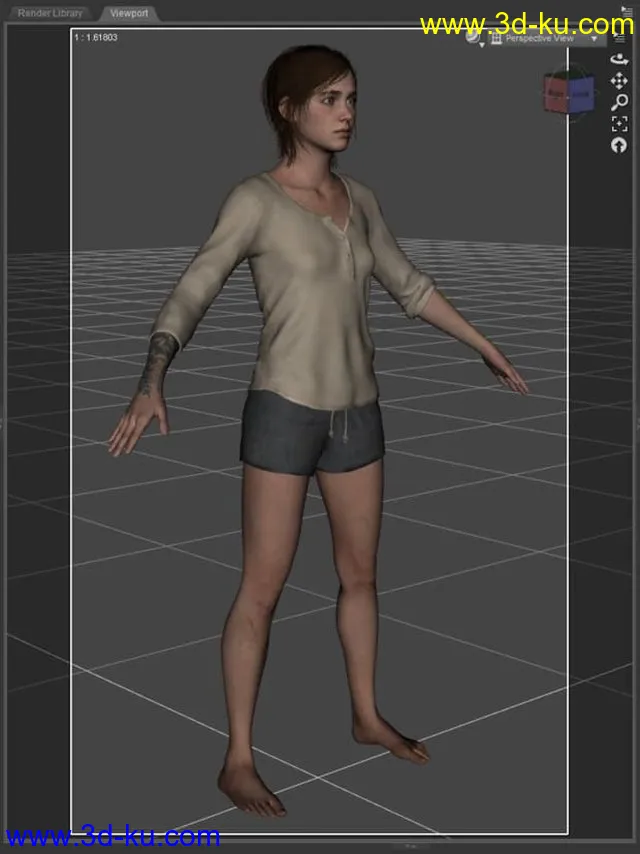 Ellie Farm Restless Outfit And Hair模型的图片1