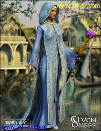 3D打印模型Elven Dress for Genesis的图片