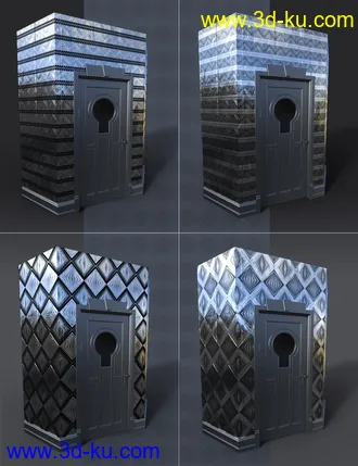3D打印模型Embossed Art Deco Wallpaper Shaders的图片