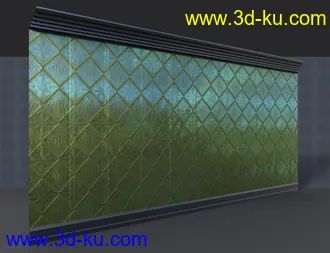 3D打印模型Embossed Art Deco Wallpaper Shaders的图片