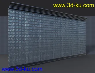 3D打印模型Embossed Art Deco Wallpaper Shaders的图片