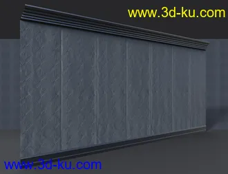 3D打印模型Embossed Art Deco Wallpaper Shaders的图片