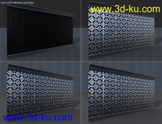 3D打印模型Embossed Art Deco Wallpaper Shaders的图片