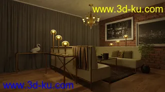 3D打印模型Emerald Room的图片