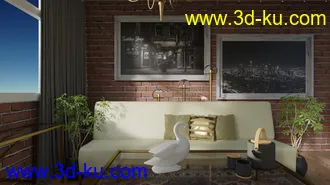 3D打印模型Emerald Room的图片